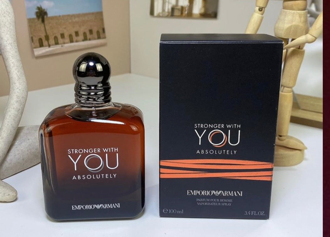 Emporio Armani Stronger With You Absolutely – Parfum for Men (100 ml / 3.4 fl. oz.)